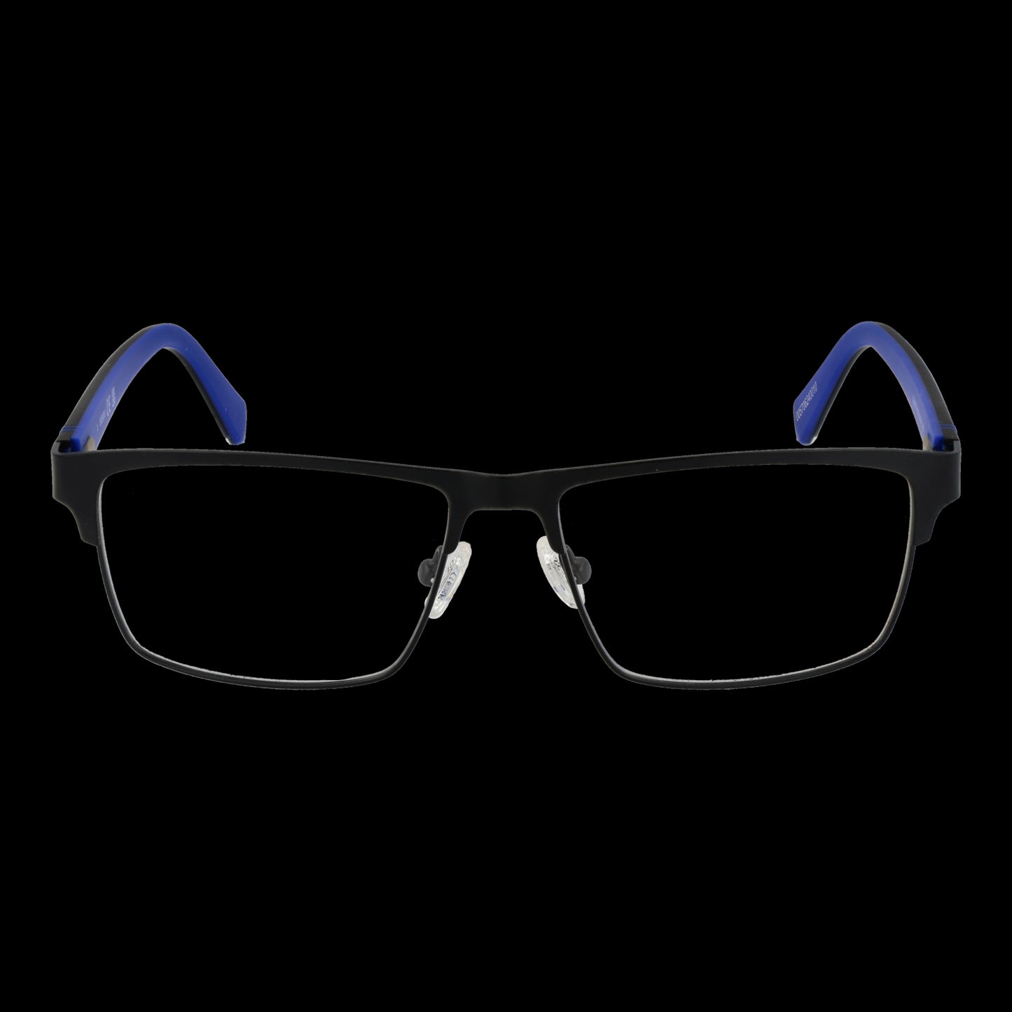 Front view of GUESS MOD. GU50131 53002 gents eyewear with blue and black frame design.
