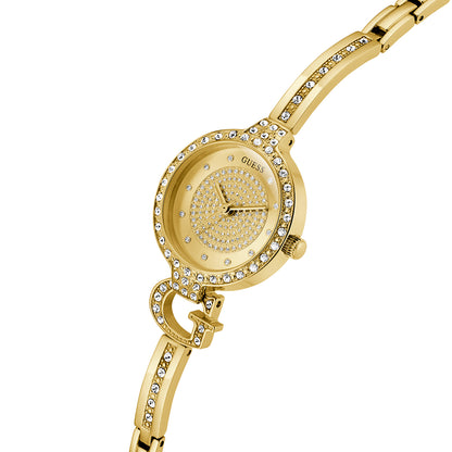 GUESS Mod. GISELLE gold bracelet watch with crystal details
