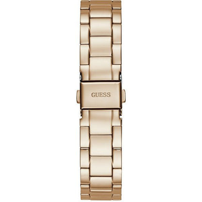 GUESS Mod. GW0307L3 silver 925 quartz analog women's watch with calendar, official box, and 3 ATM water resistance, 36 mm case