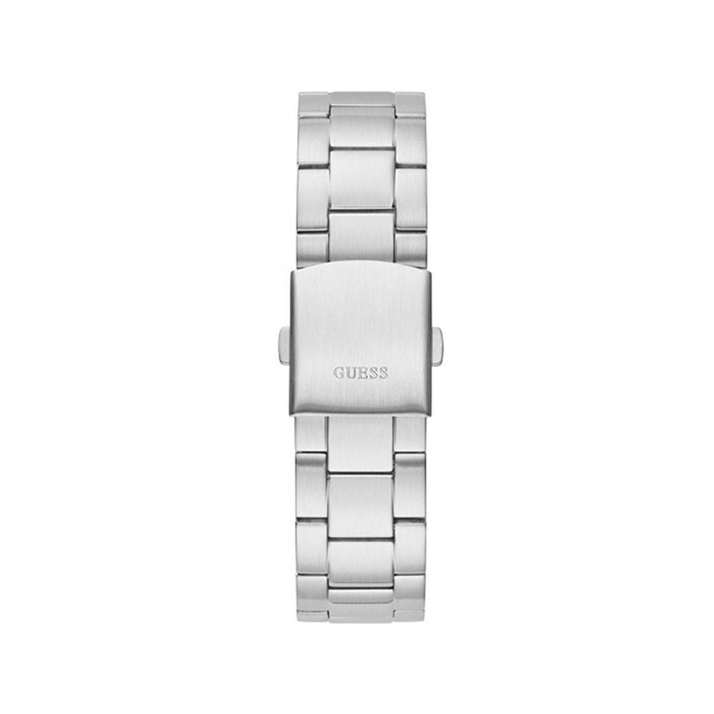 GUESS Mod. GW0327G1 Gent's Quartz Analog Watch with Silver Bracelet, Mineral Dial, 42mm Case, 5 ATM Water Resistance