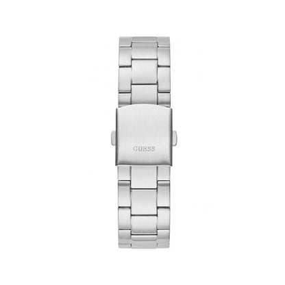 GUESS Mod. GW0327G1 Gent's Quartz Analog Watch with Silver Bracelet, Mineral Dial, 42mm Case, 5 ATM Water Resistance