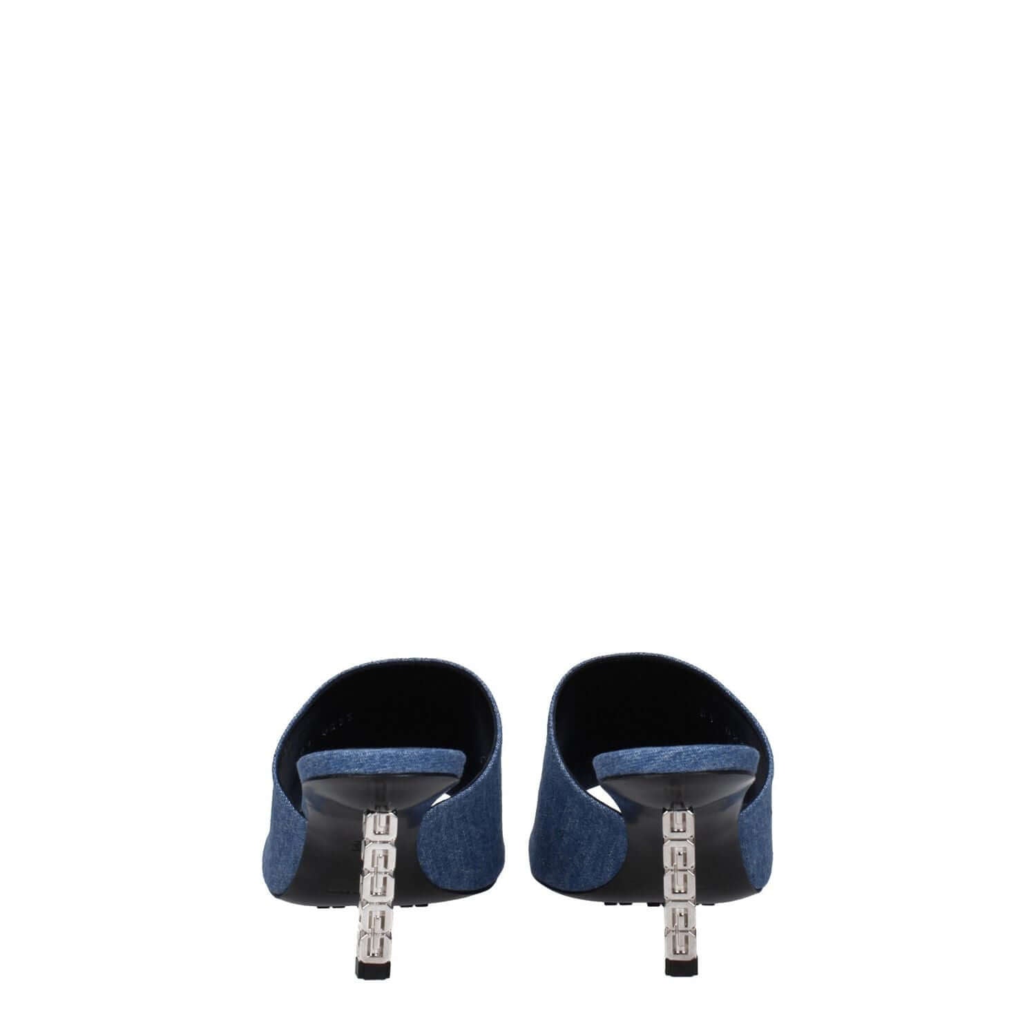 Givenchy Blue Fabric Platform Sandals