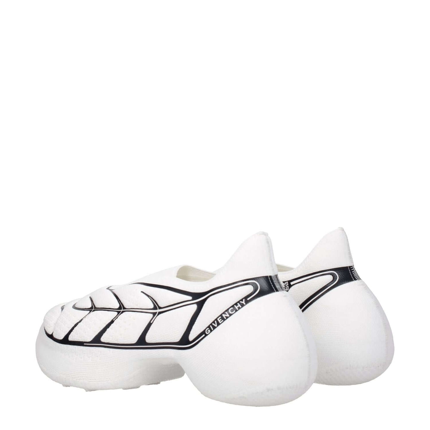 Givenchy White Fabric Low Top Sneakers