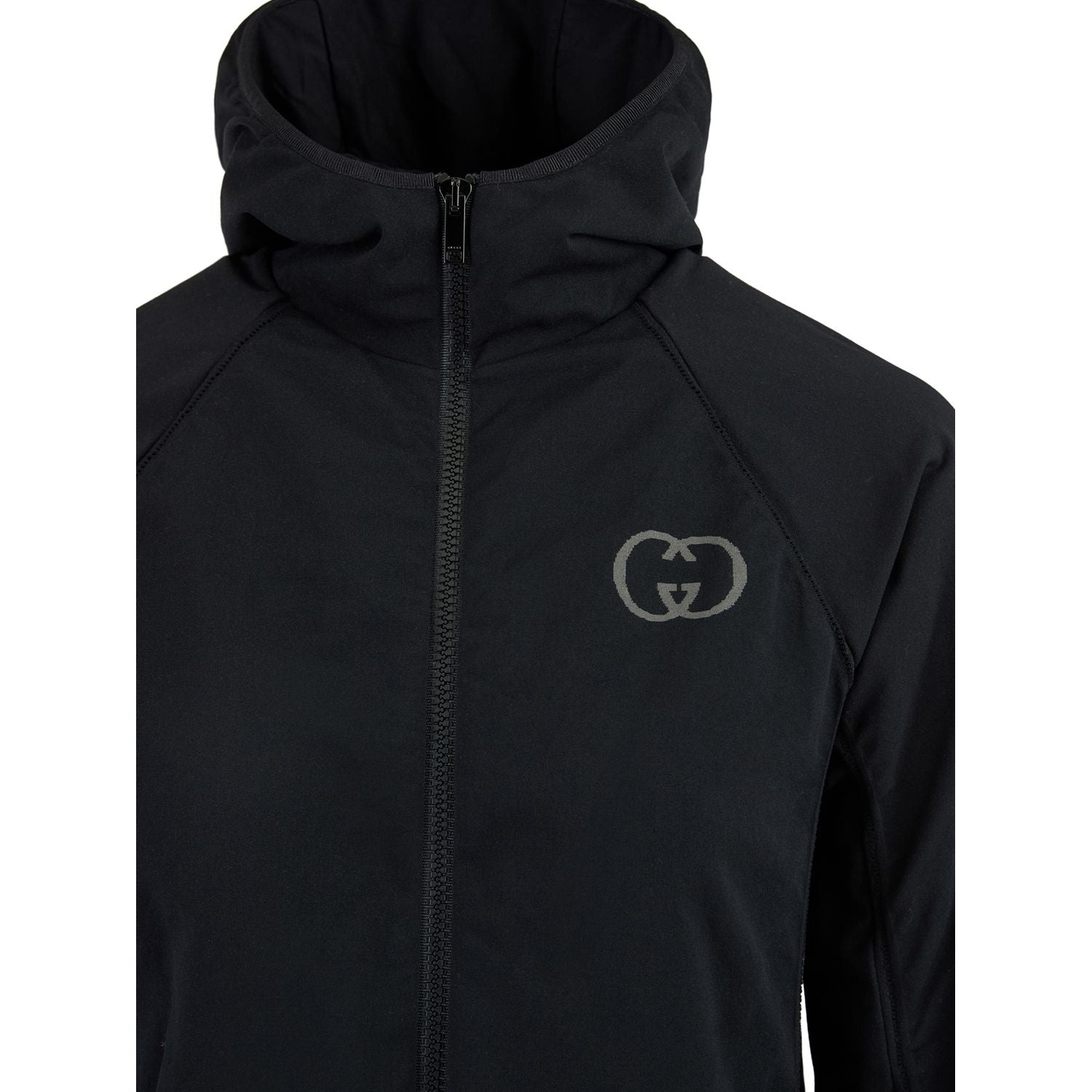 Gucci Black Polyamide Hoodie Sweatshirt