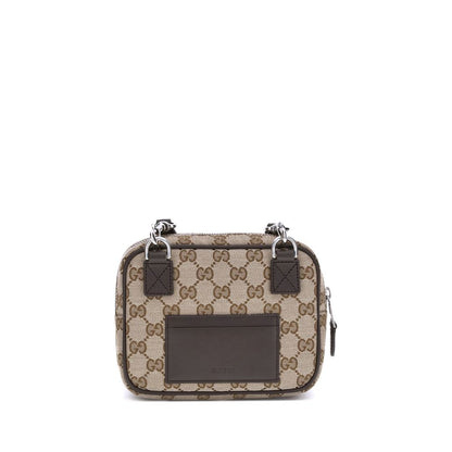 Gucci Brown Polyester Shoulder Bag