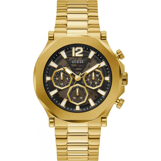 Guess Gold Stainless Steel Dress Watch