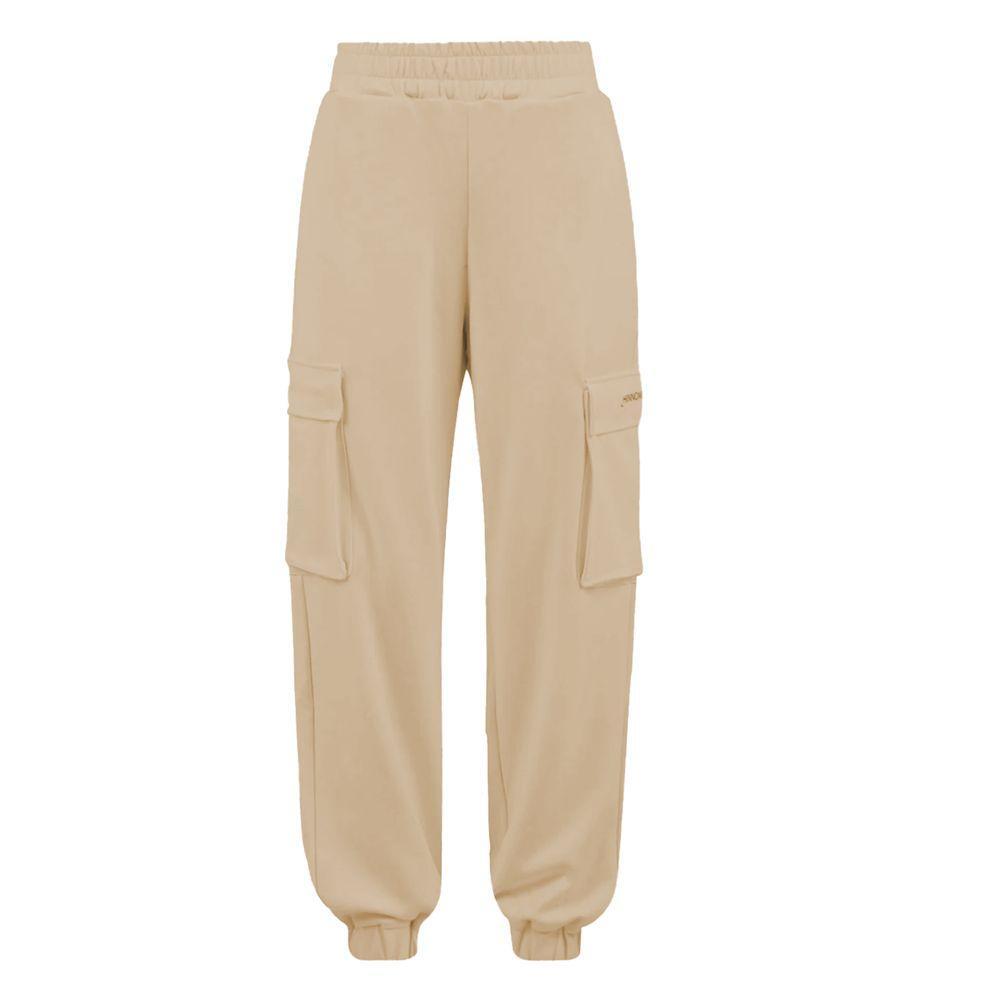 Hinnominate Beige Polyester Women Pants