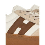 Hogan Pre Hogan Cool Sneakers with beige front lace-up and branded insole.