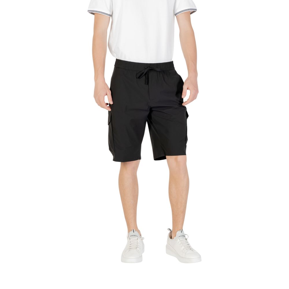 Hugo Boss Black Polyester Bermuda Shorts