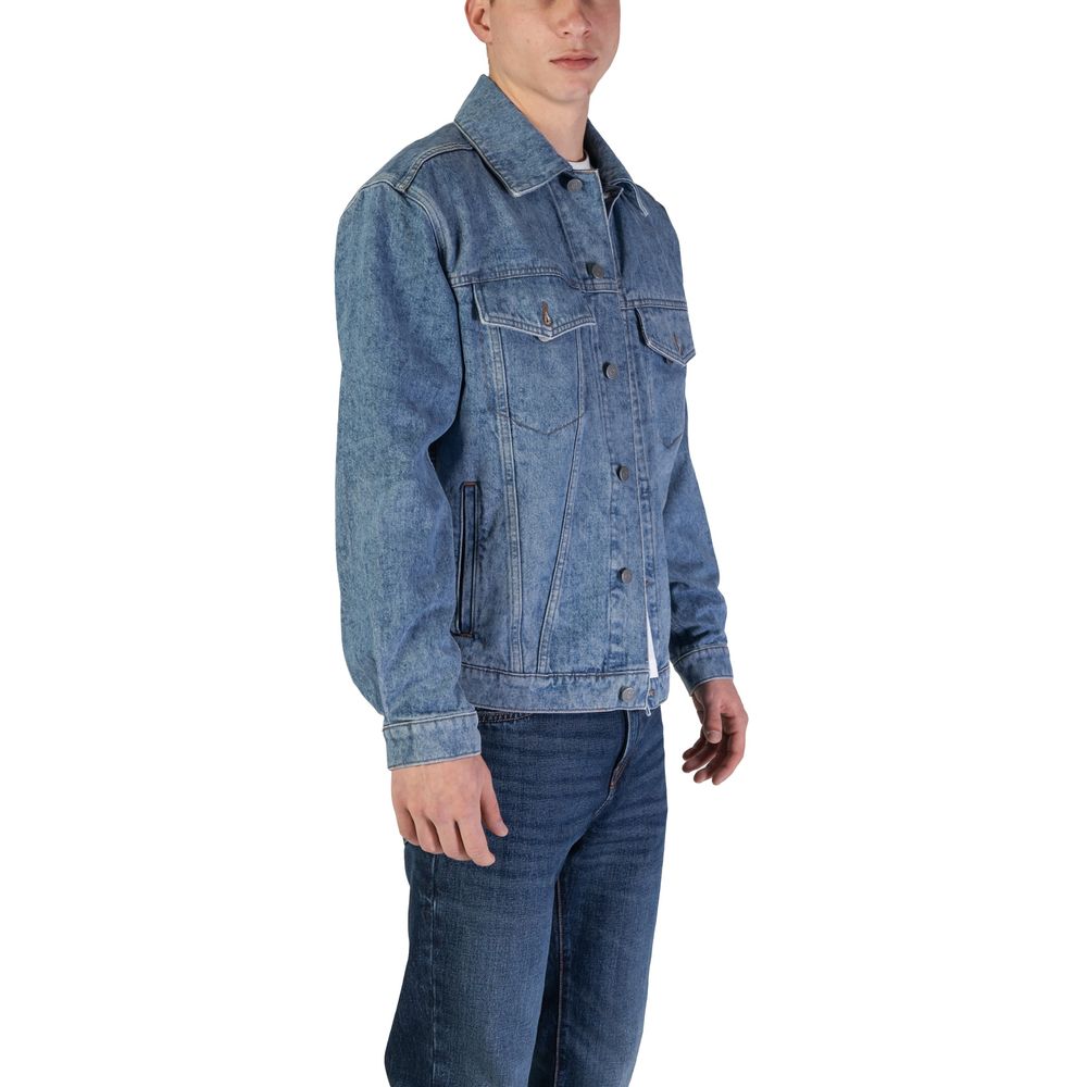 Hugo Boss Light Blue Cotton Denim Jacket