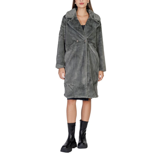 ICHI Black Polyester Coat1728,71956299936,Black,Clothing,Coats - Jackets & Coats - Clothing,ICHI,IT36|XXS,Jackets & Coats - Clothing,New with tags,Women