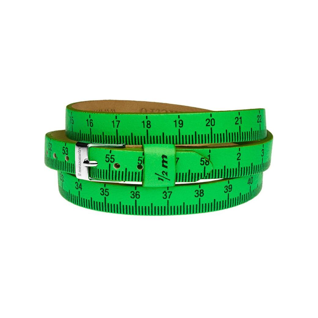 Il MEZZOMETRO Mod. FLUO - Bracciale in pelle/leather bracelet