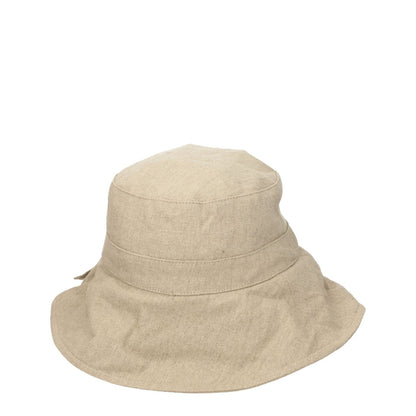 Jacquemus Beige Linen Bucket Hat made from 100% linen with a casual style, featuring a dark beige color. MPN: 235AC4481029150.