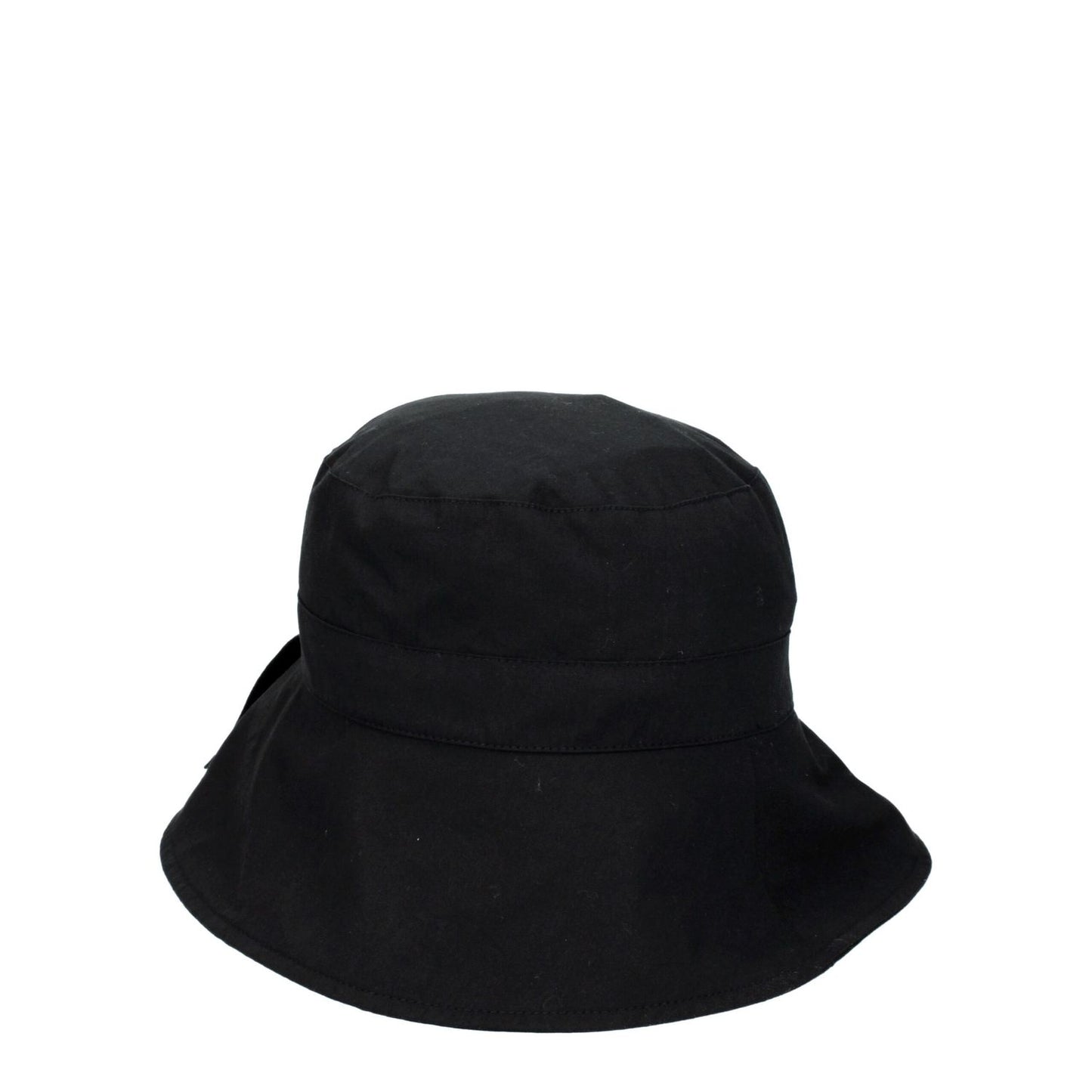 Jacquemus Black Cotton Bucket Hat with vintage effect, casual style, made from 75% cotton-polyamide. MPN: 235AC4485047380, Code: F76830.