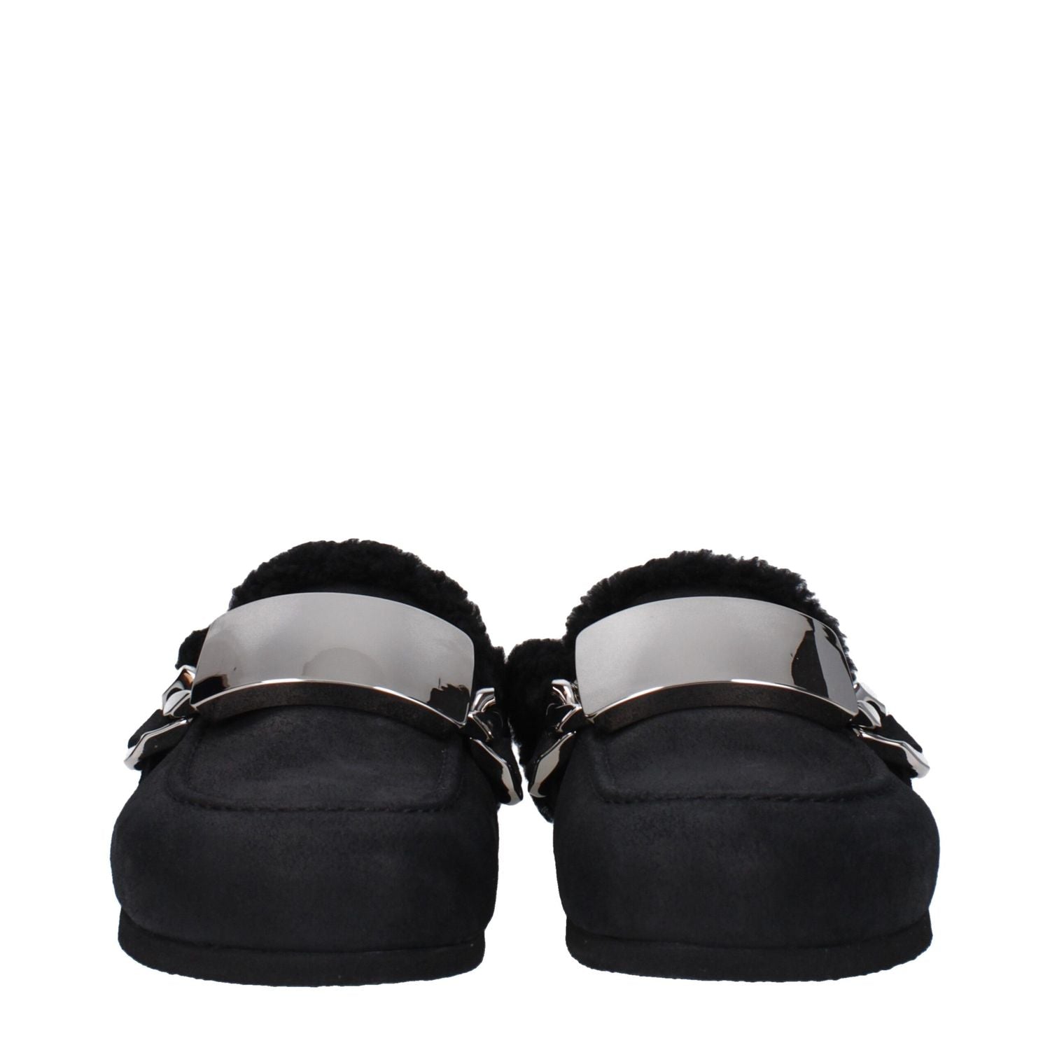 Jw Anderson Black Leather Slippers