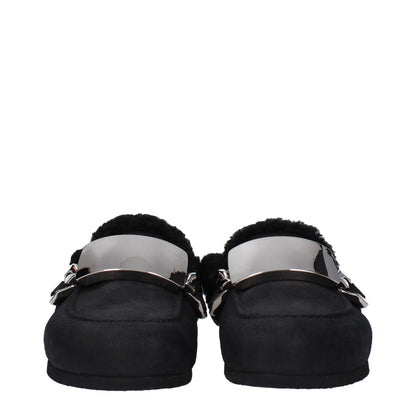 Jw Anderson Black Leather Slippers