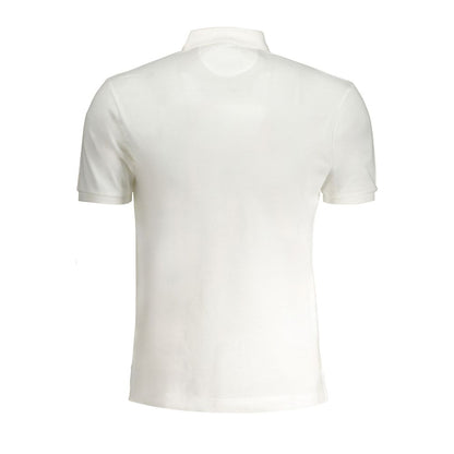 La Martina Bianco Cotton Mens Polo Shirt