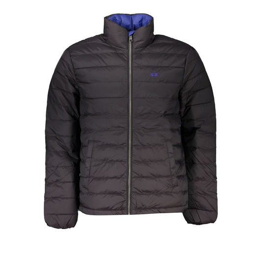 La Martina Black Polyamide Men Jacket
