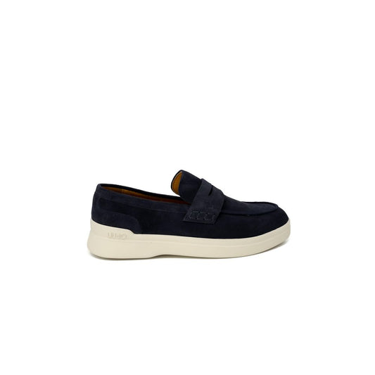 Liu Jo Blue Suede Leather Slip-On Loafers