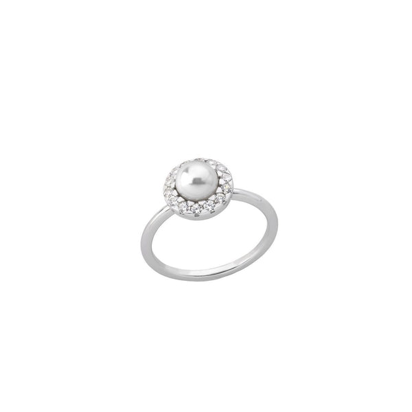 MAJORICA JEWELRY Mod. 15256.01.2.915.010.1 elegant pearl and silver ring