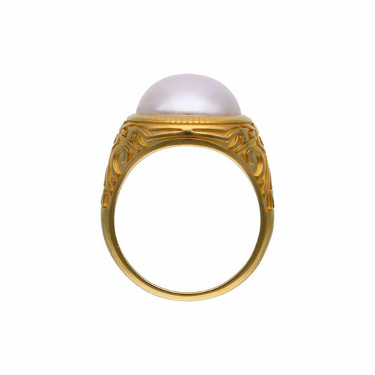 MAJORICA JEWELRY Mod. 17218.01.1.917.010.1 elegant gold ring with pearl