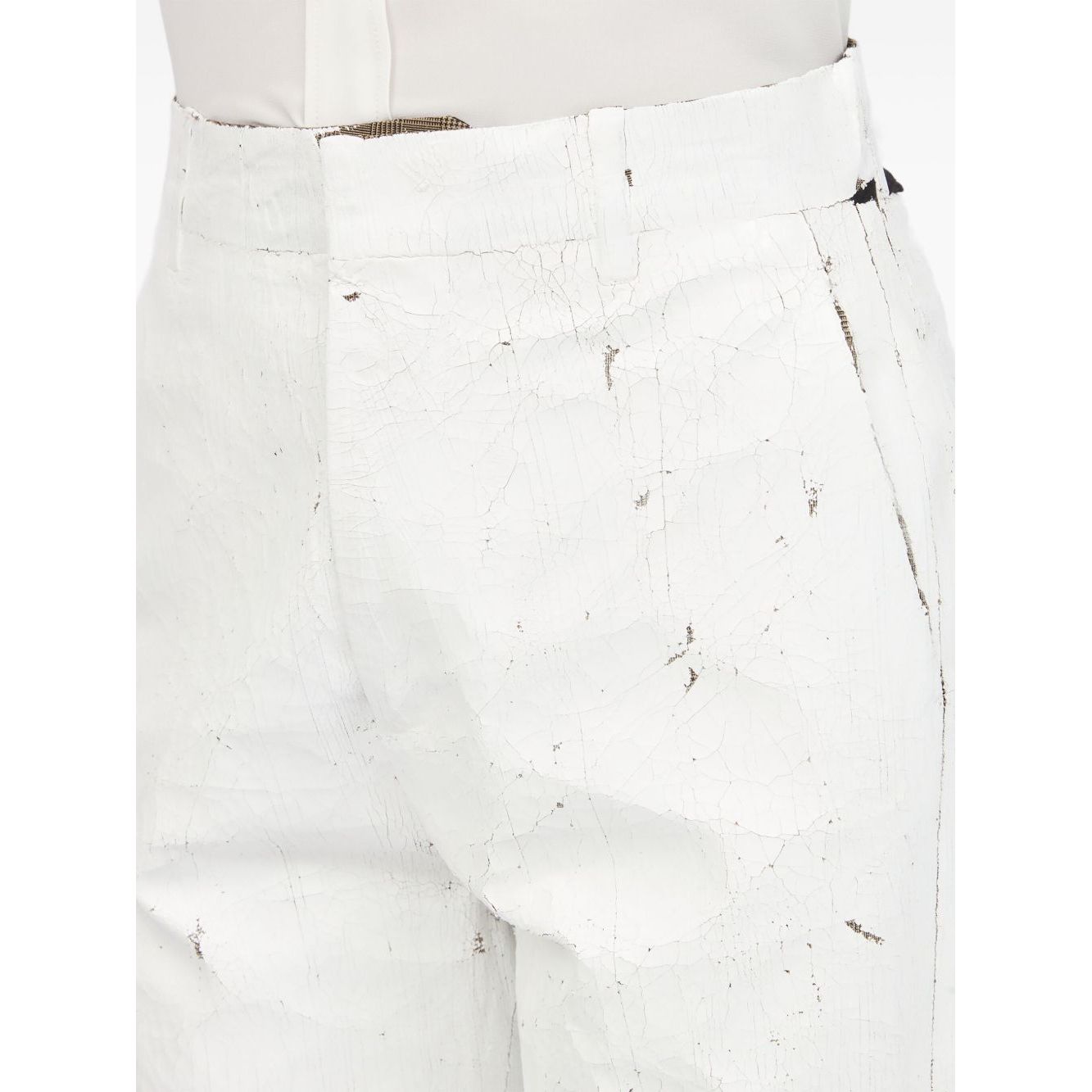 MM6 Maison Margiela Trousers White Trousers