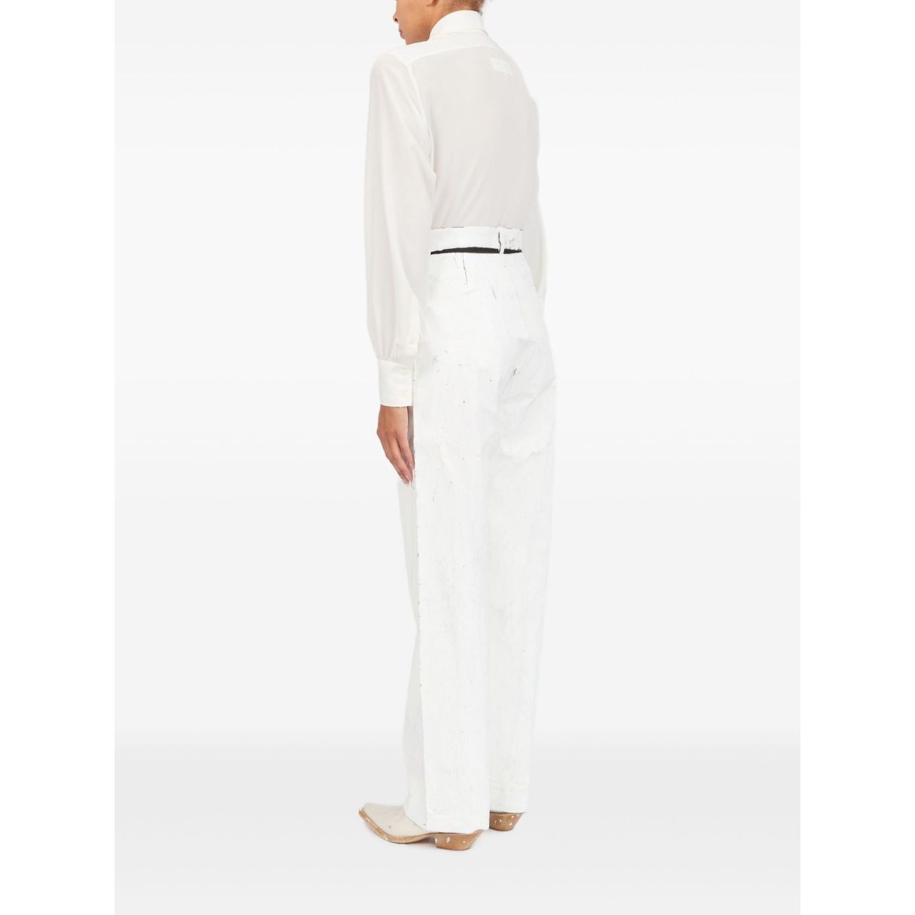MM6 Maison Margiela Trousers White Trousers