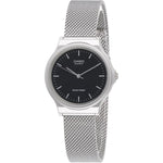 CASIO VINTAGE Mod. LADY - BLACK. MESH MQ-24M-1EDF