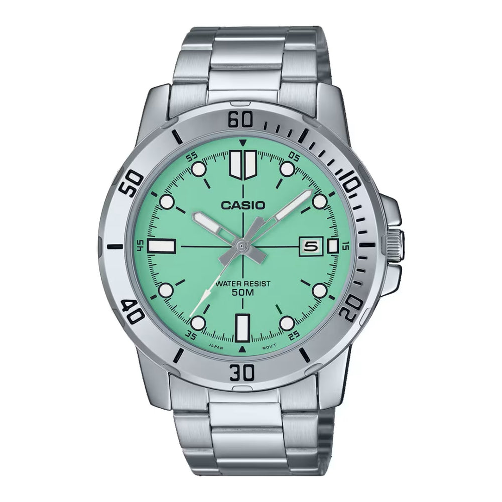 CASIO SPORT COLLECTION Mod. DIVER 50M - AQUA GREEN MTP-VD01D-3E1VUDF
