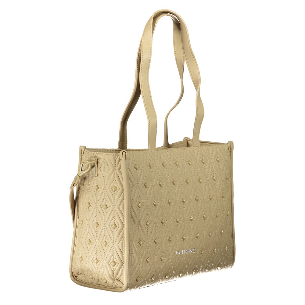 Mario Valentino Beige Polyurethane Women's Handbag