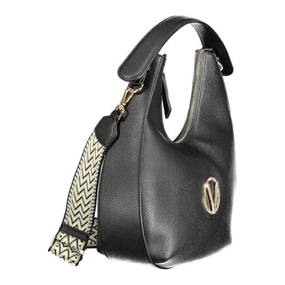 Mario Valentino Black Polyurethane Women Shoulder Bag