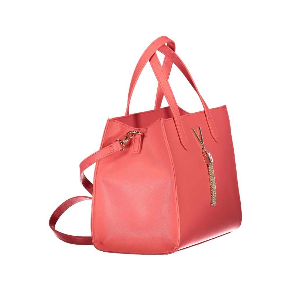 Mario Valentino Pink Polyethylene Handbag with handles and shoulder strap