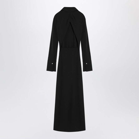Sportmax Black shirt dress in viscose jersey