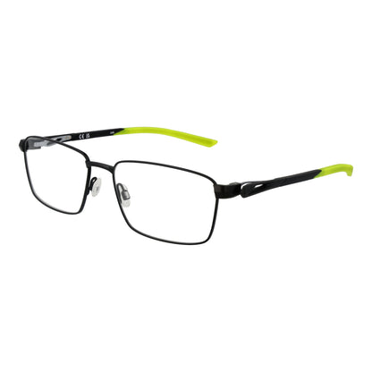 NIKE MOD. NIKE 8140 58002 gent glasses with black frame and green accents.