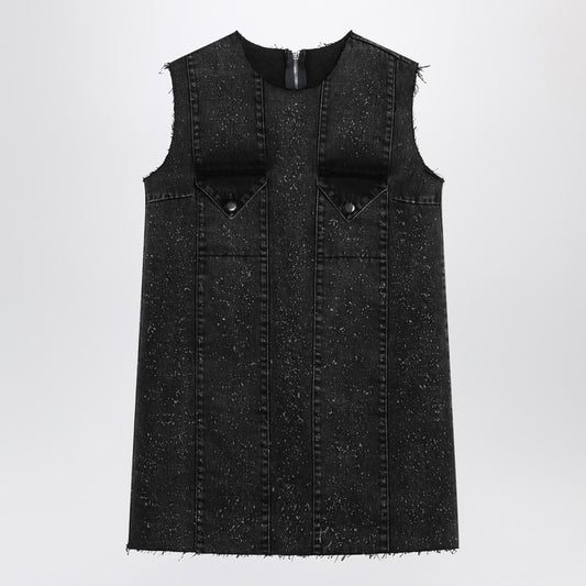 NAMACHEKO Dark grey mini dress in denim