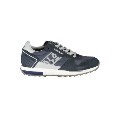 Napapijri Blue Leather Mens Sneaker
