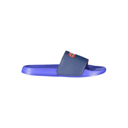 Norway 1963 Blue Plastic Men Sandal featuring bold design and iconic logo