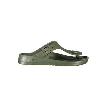 Norway 1963 Green Plastic Mens Sandal with adjustable buckle