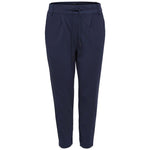 Only Blue Viscose Pant, women's jogger with elastic waistband and drawstring, made from viscose blend for comfort and style.