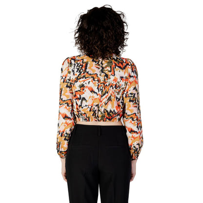 Only Orange Polyester Blouse
