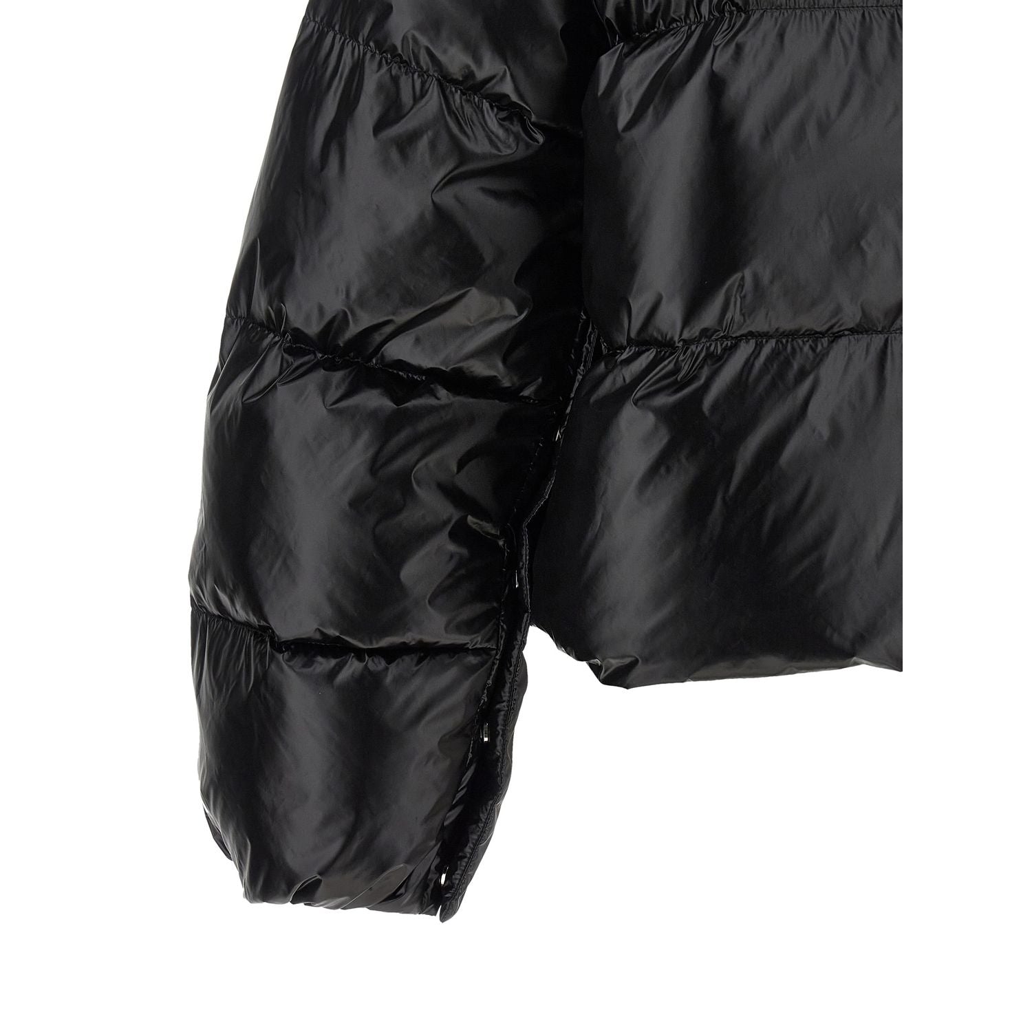 PINKO Black Polyamide Shell Jacket