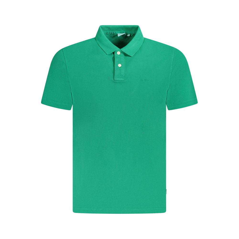 Pepe Jeans Green Cotton Polo Shirt