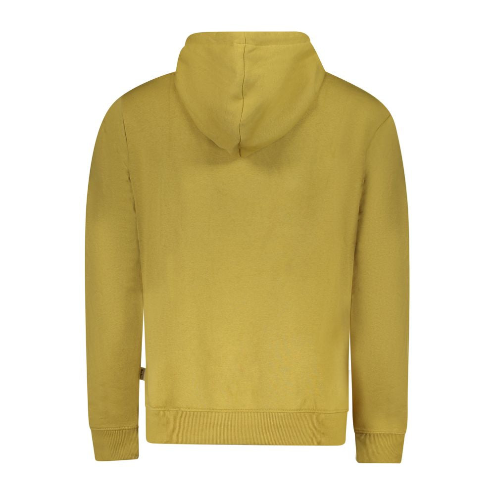 Pepe Jeans Yellow Cotton Men Sweater featuring a vibrant color and comfortable design, perfect for a stylish urban look.