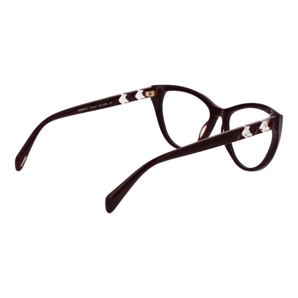 Police Burgundy Plastic Glasses (Frames)