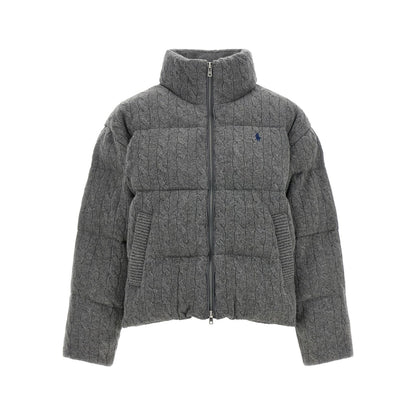 Polo Ralph Lauren Gray Wool Full-Length Jacket