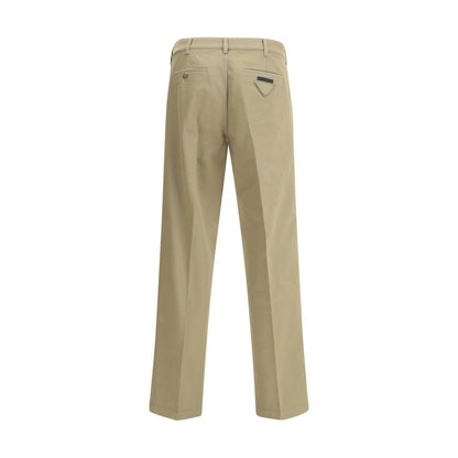 Prada Beige Cotton Chino Pants