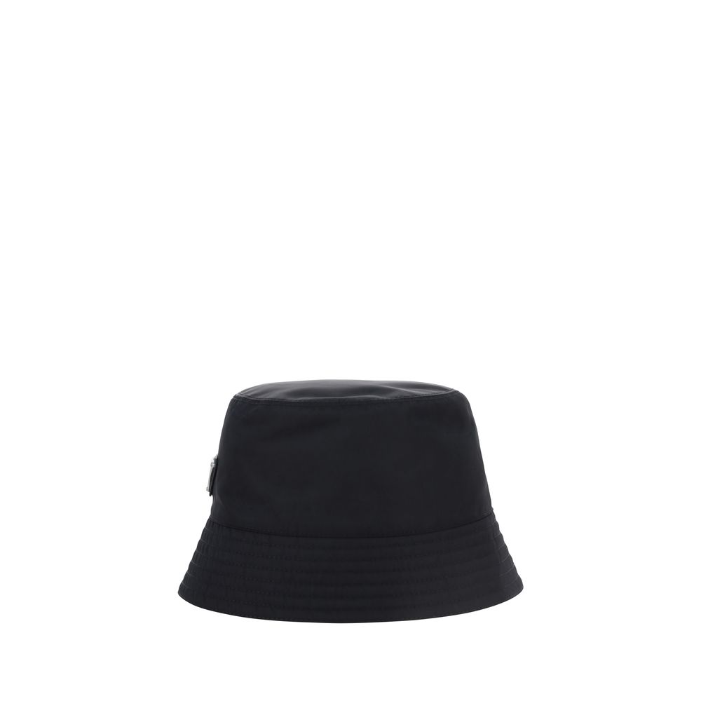 Prada Black Polyamide Bucket Hat 1728,72470364320,Accessories,Black,Bucket Hats - Hats - Accessories,Hats - Accessories,M,Men,New with tags,Prada