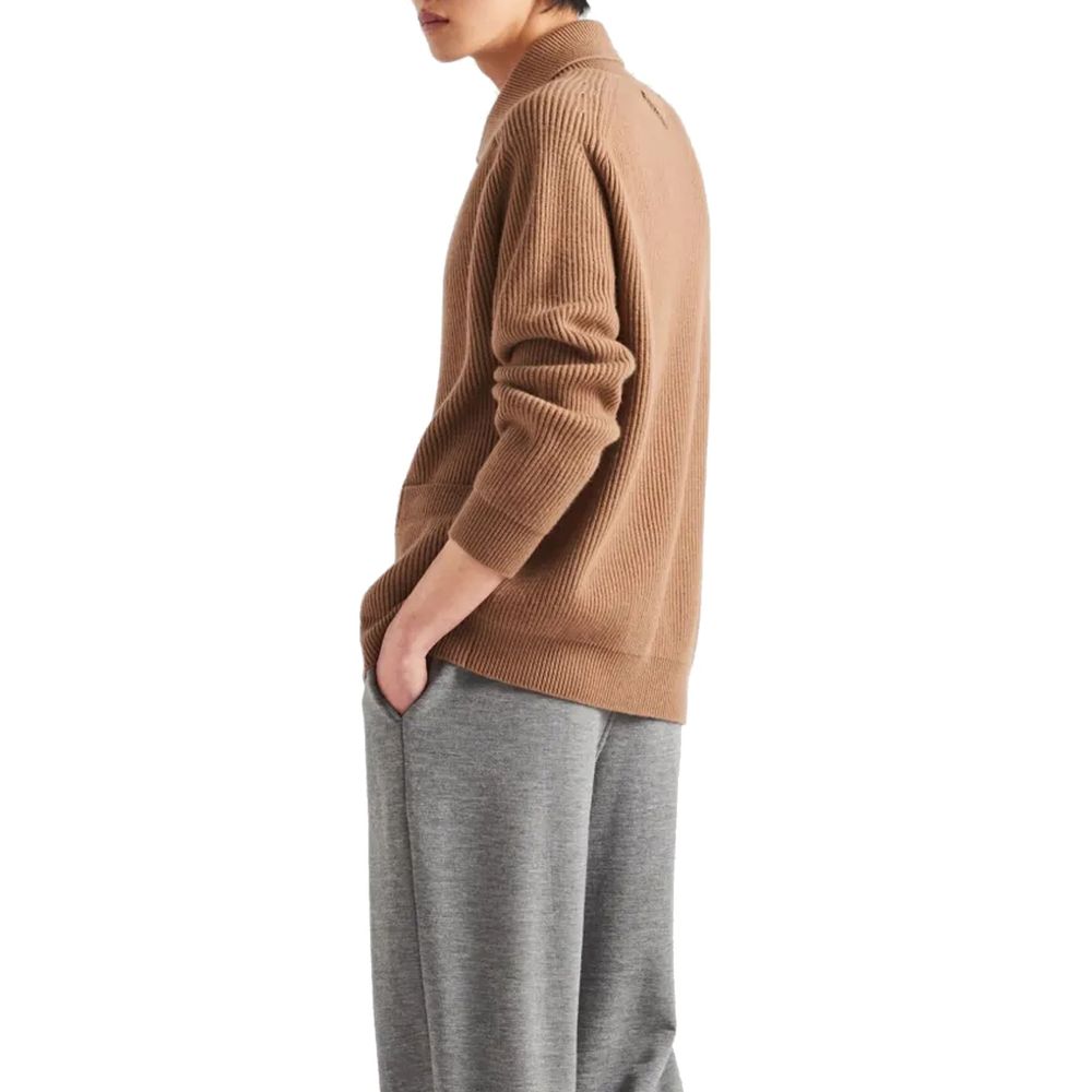 Prada Brown Cashmere Cardigan 1728,48 | M,75611013280,Brown,Cardigans - Sweaters - Clothing,Clothing,Men,New with tags,Prada,Sweaters - Clothing