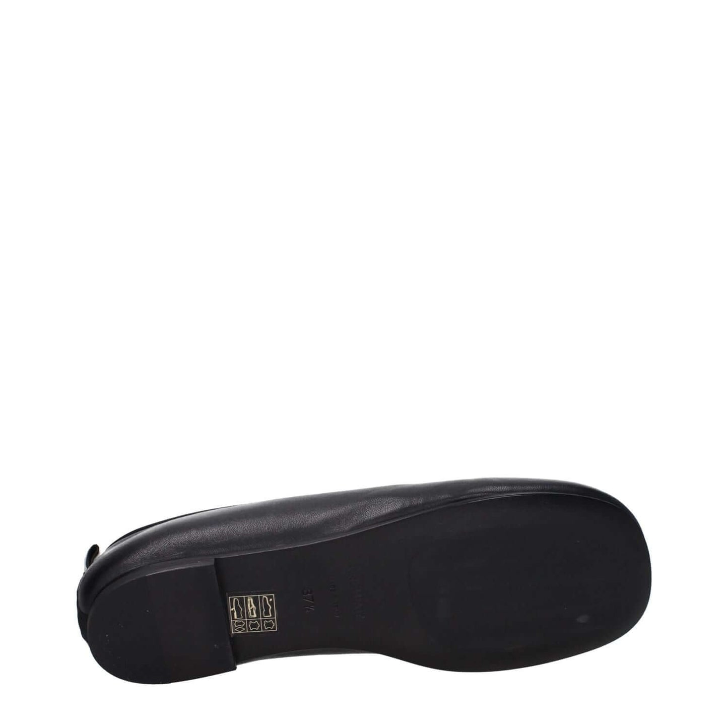 Premiata Black Leather Slip-On Loafers