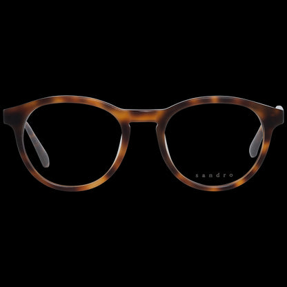 Gent's eyewear SANDRO MOD. SD1008 50201 tortoise shell frame on black background.